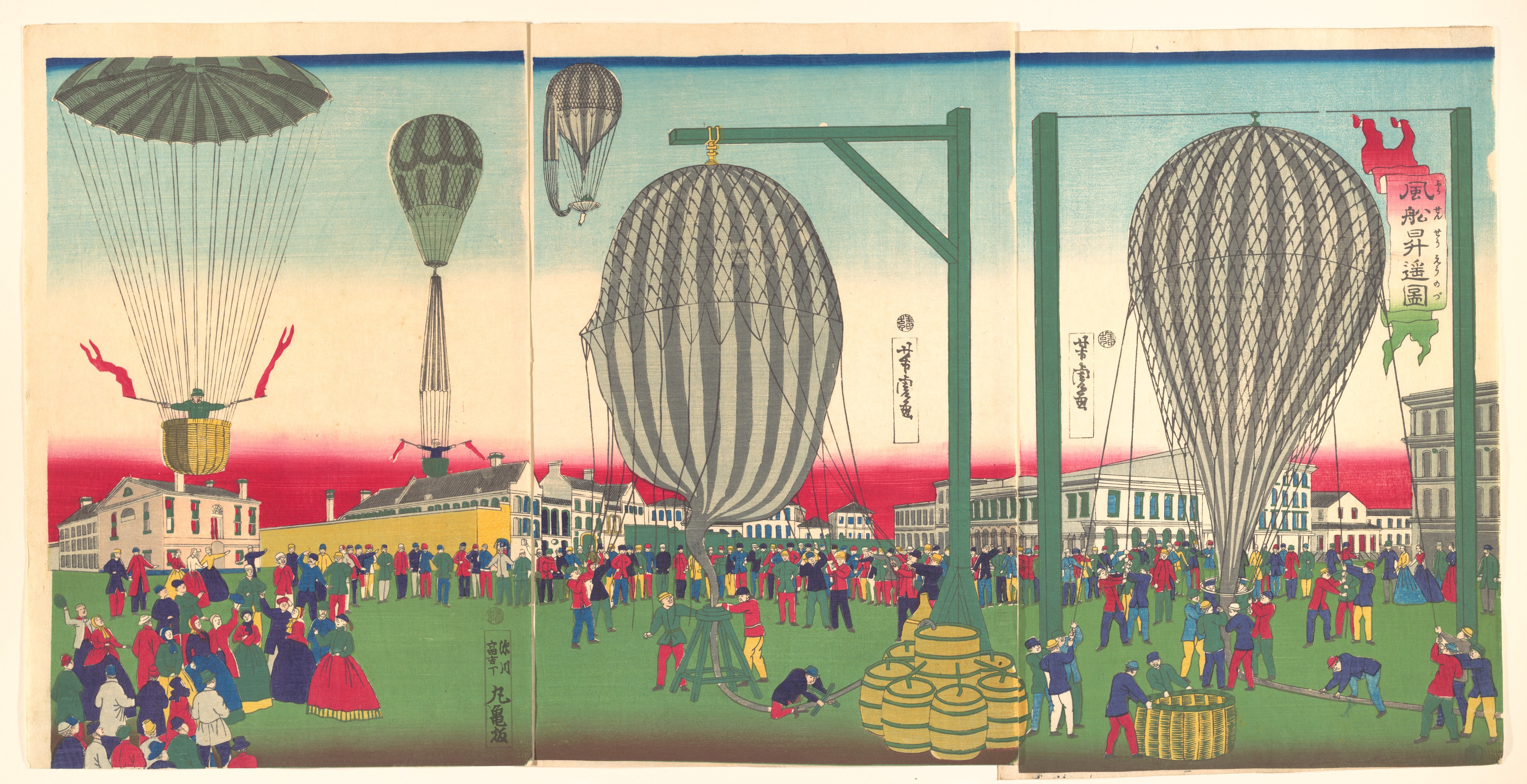 Illustration of a Balloon Ascending
